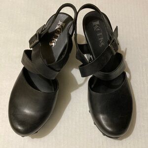 Kork-Ease black clog shoes